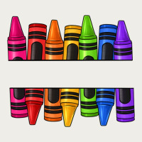Custom Name Crayons Zipper Hoodie | Teevron