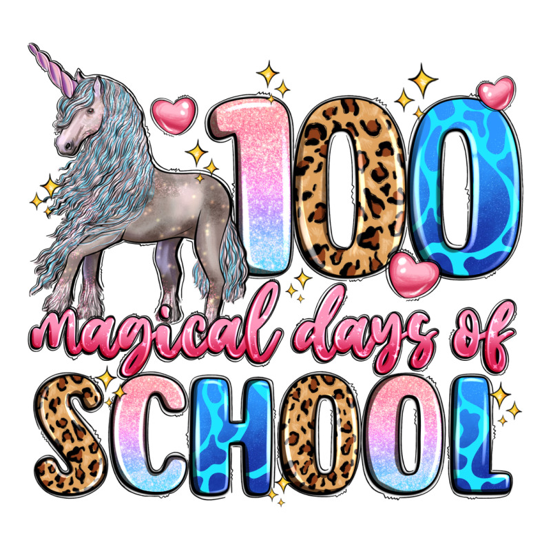 100 Magical Days Of School Long Sleeve Tee by LillyAllenDesigns | Teevron
