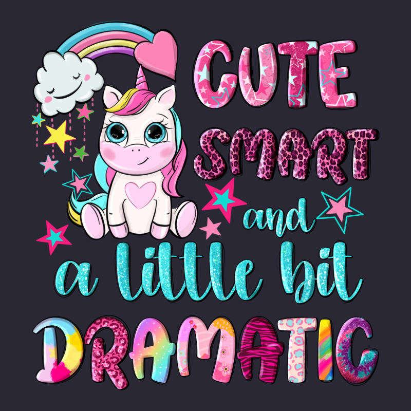 Cute Smart And A Little Bit Dramatic With Unicorn Vintage Tee by NancyCooperArtShop | Teevron