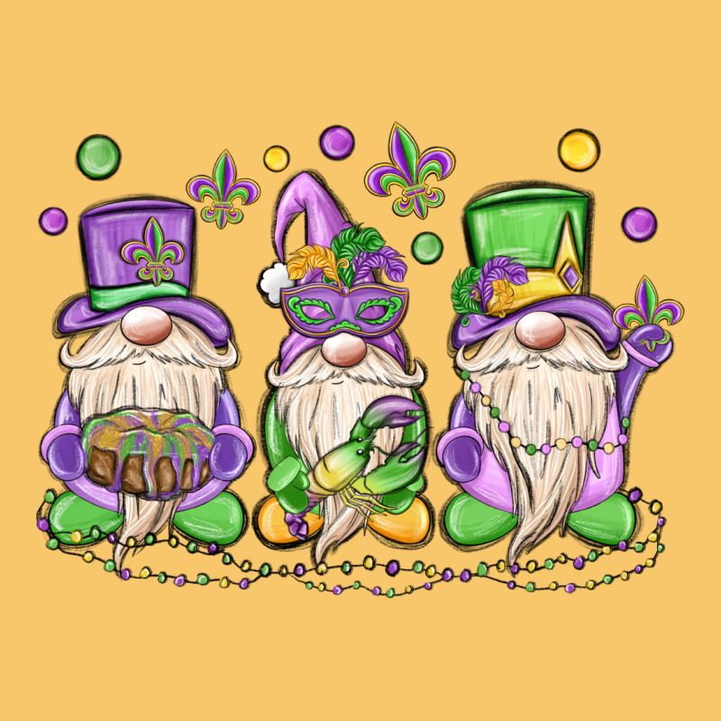 Mardi Gras Gnomes Vintage Hoodie by MaliasSmallBusiness | Teevron