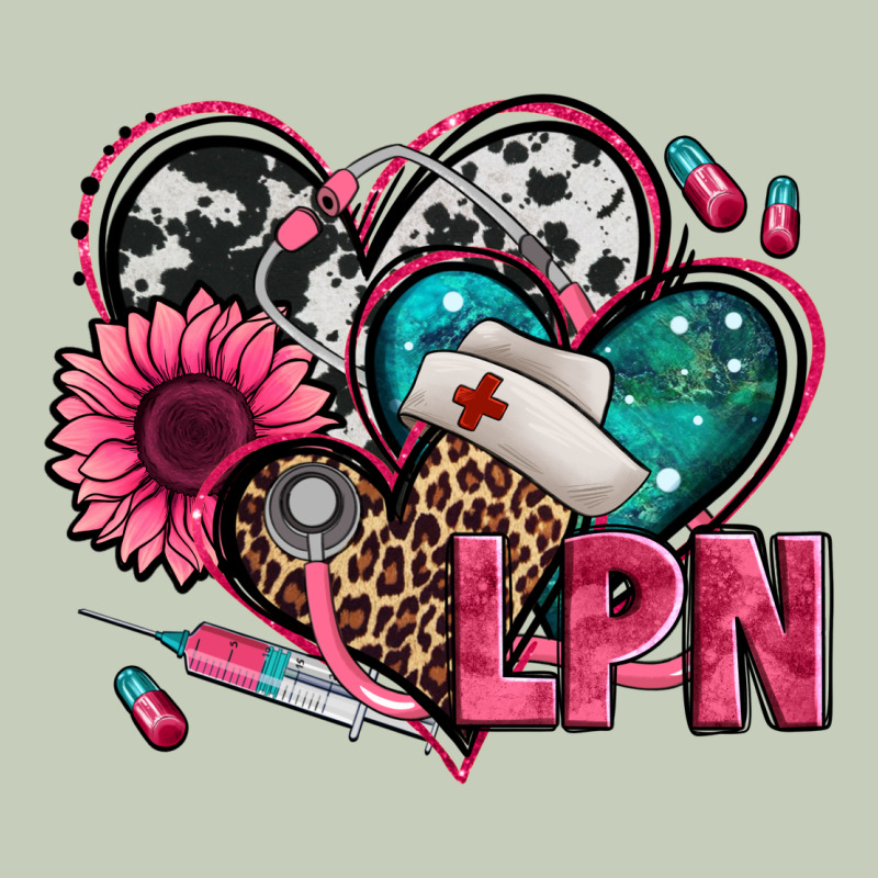 Lpn Licensed Practical Nurse Hearts Ladies Tee by Jasminsmagicworld | Teevron