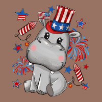 Fourth Of July Hippopotamus Premium Hoodie | Teevron