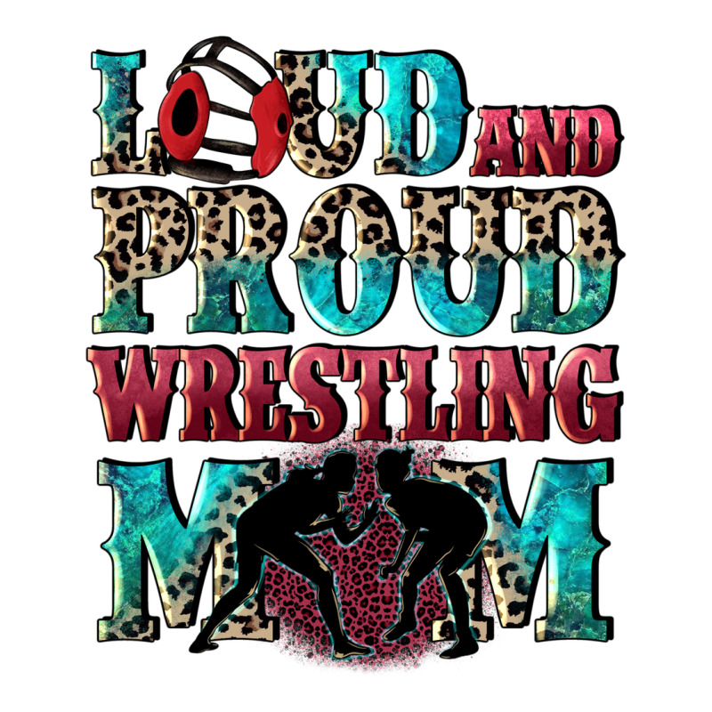 Loud And Proud Wrestling Mom Mother's Day Heavyweight Hoodie by CowGirlArtShop | Teevron