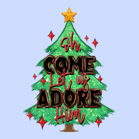 Oh Come Let Us Adore Him Christmas Tree Urban Heavy Tee | Teevron
