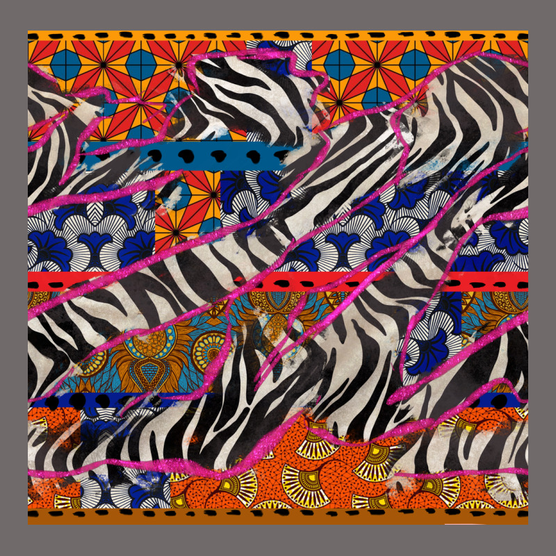 African Ankara Zebra Seamless Pattern Urban Hoodie by BundleAndBundleShop | Teevron