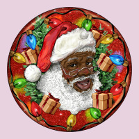 Black Santa Christmas Ladies Tee | Teevron