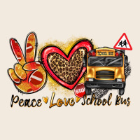 Peace Love School Bus Zipper Hoodie | Teevron