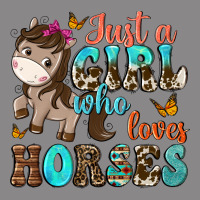 Just A Girl Who Loves Horses Vintage Tee | Teevron