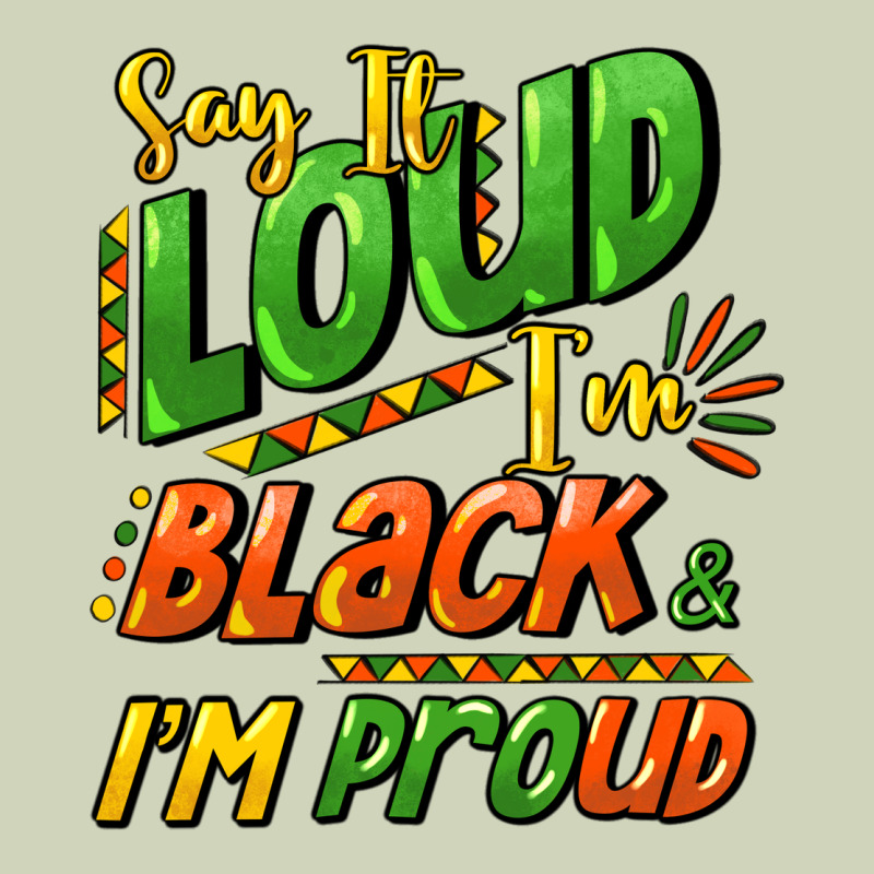 Say It Loud I'm Black And I'm Proud Heavyweight Hoodie by HowdyJamesFarm | Teevron