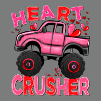 Heart Crusher Pink Monster Truck Valentine's Day Premium Hoodie | Teevron