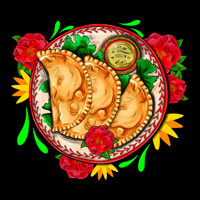Empanadas Plate And Roses Premium Tee by AdoDesignShop | Teevron