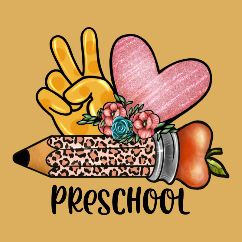 Peace Love Preschool Premium Hoodie by JahusDesignShop | Teevron