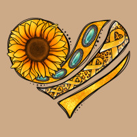 Childhood Cancer Awareness Heart Vintage Hoodie | Teevron