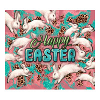 Easter Bunny  tumbler Easter Day | Teevron