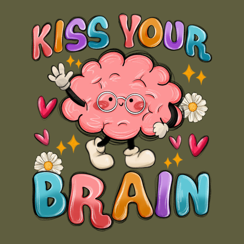 Kiss Your Brain Vintage Tee by MaliasSmallBusiness | Teevron