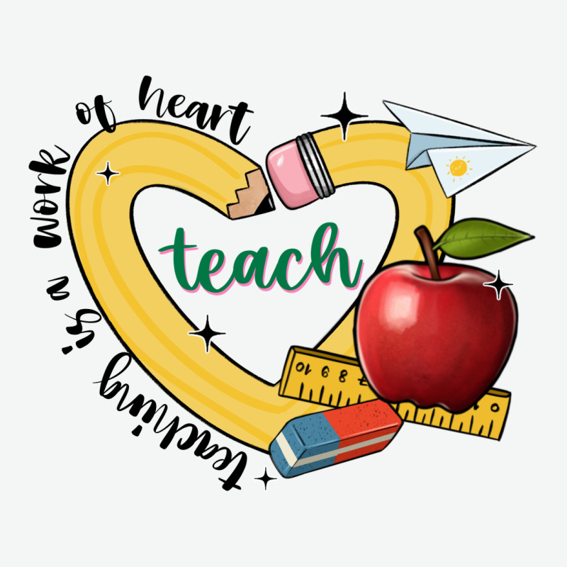 Teaching Is A Work Of Heart Urban Heavy Tee by JahusDesignShop | Teevron