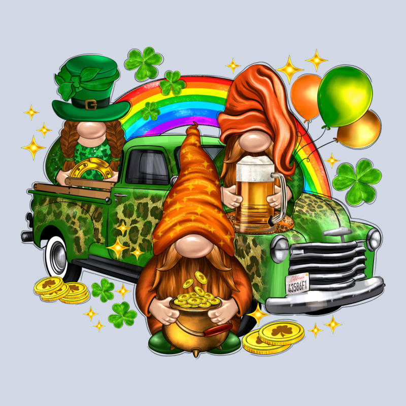 St. Patrick's Day Gnomies With Leopard Tumbler Premium Sweatshirt by HowdyJamesFarm | Teevron