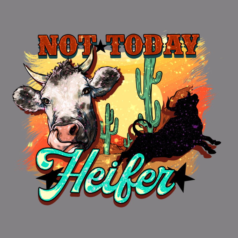 Not Today Heifer Heavyweight Hoodie by HowdyJamesFarm | Teevron