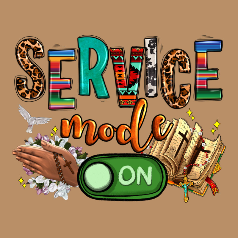 Service Mode On Woman Version Vintage Hoodie by NancyCooperArtShop | Teevron