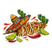 mexican elote corn sombrero lime and  cactus | Teevron