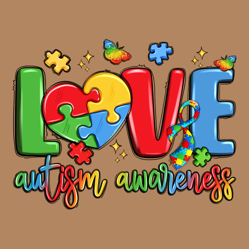 Love Autism Awareness Long Sleeve Tee by LillyAllenDesigns | Teevron