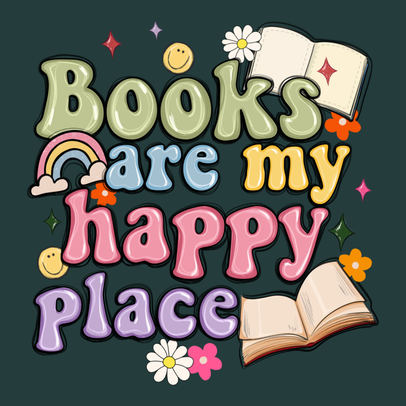 Books Are My Happy Place Classic Tee by MaliasSmallBusiness | Teevron