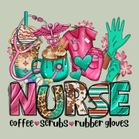 Nurse Coffee Scrubs Rubber Gloves Ladies Tee | Teevron