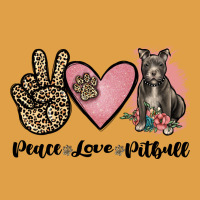 Peace Love Pitbull Premium Hoodie | Teevron