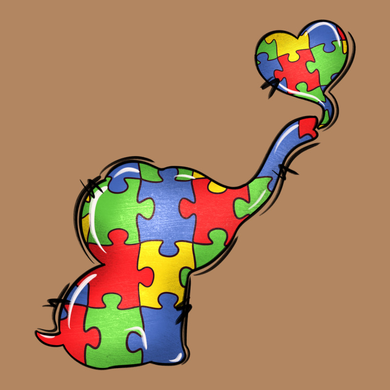 Autism Awareness Elephant Long Sleeve Tee by LillyAllenDesigns | Teevron