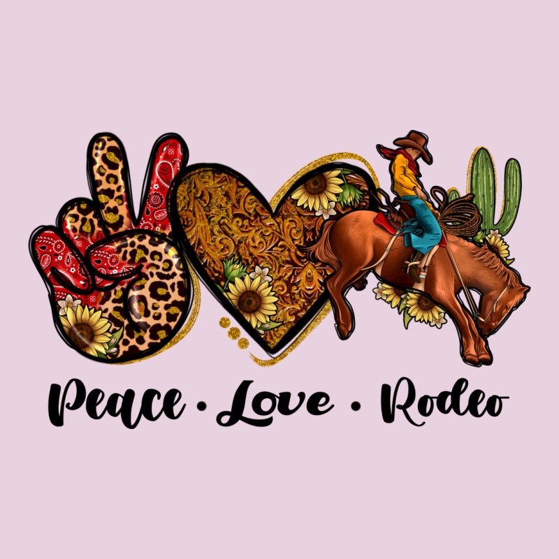 Peace Love Rodeo Ladies Tee by JahusDesignShop | Teevron