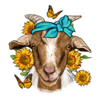 sunflower bandana goat | Teevron