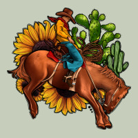 Rodeo Cowboy Sunflower Cactus Ladies Tee | Teevron