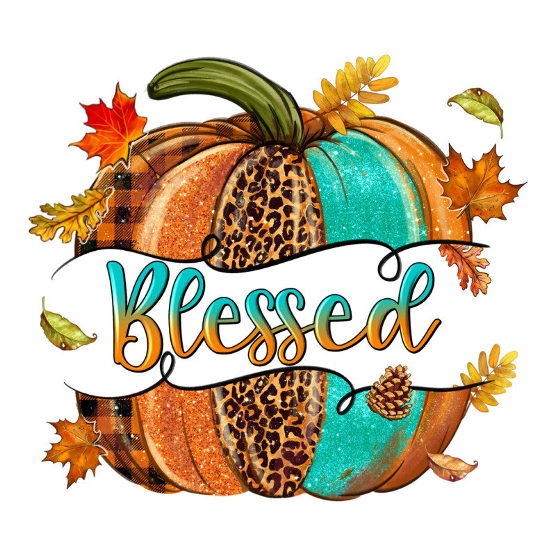 Blessed Pumpkin Zipper Hoodie by NancyCooperArtShop | Teevron