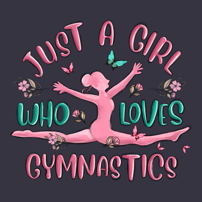 Just A Girl Who Loves Gymnastics Vintage Hoodie by MaliasSmallBusiness | Teevron