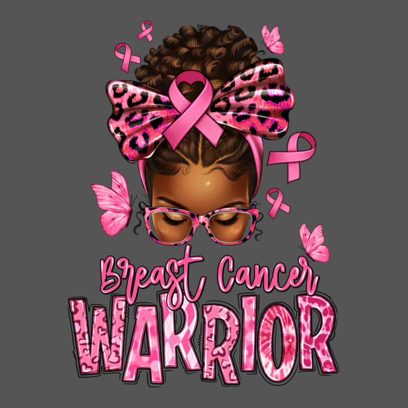 Brest Cancer Warrior Afro Messy Bun Zipper Hoodie by texasbilliewilder | Teevron
