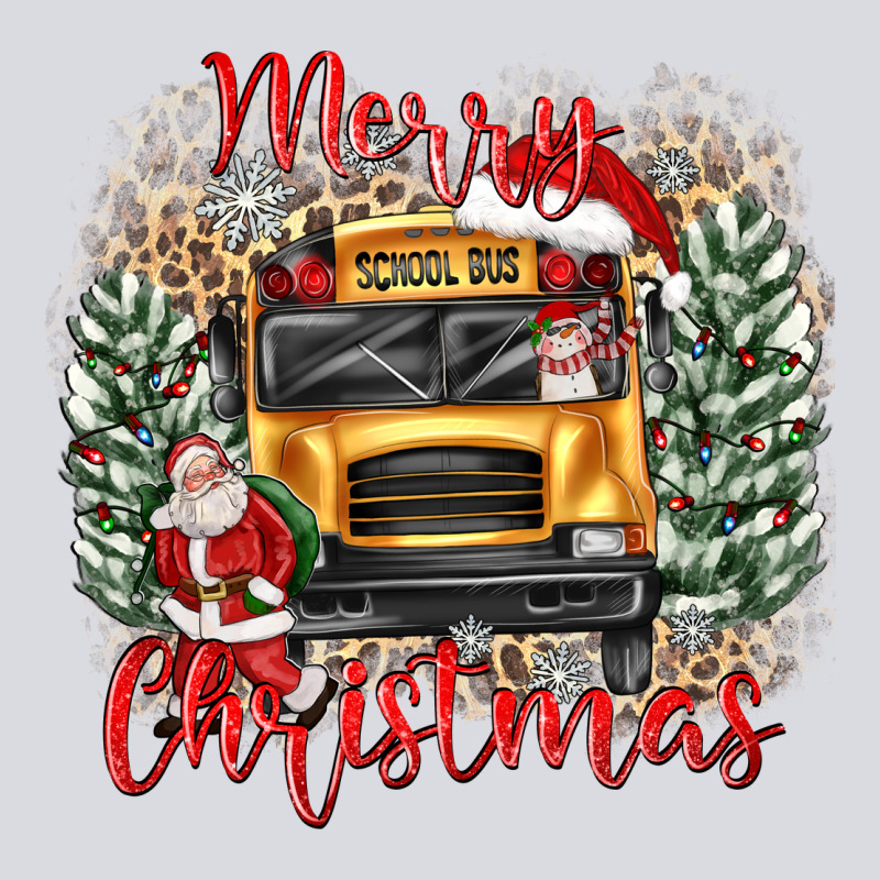 Merry Christmas School Bus Zipper Hoodie by texasbilliewilder | Teevron