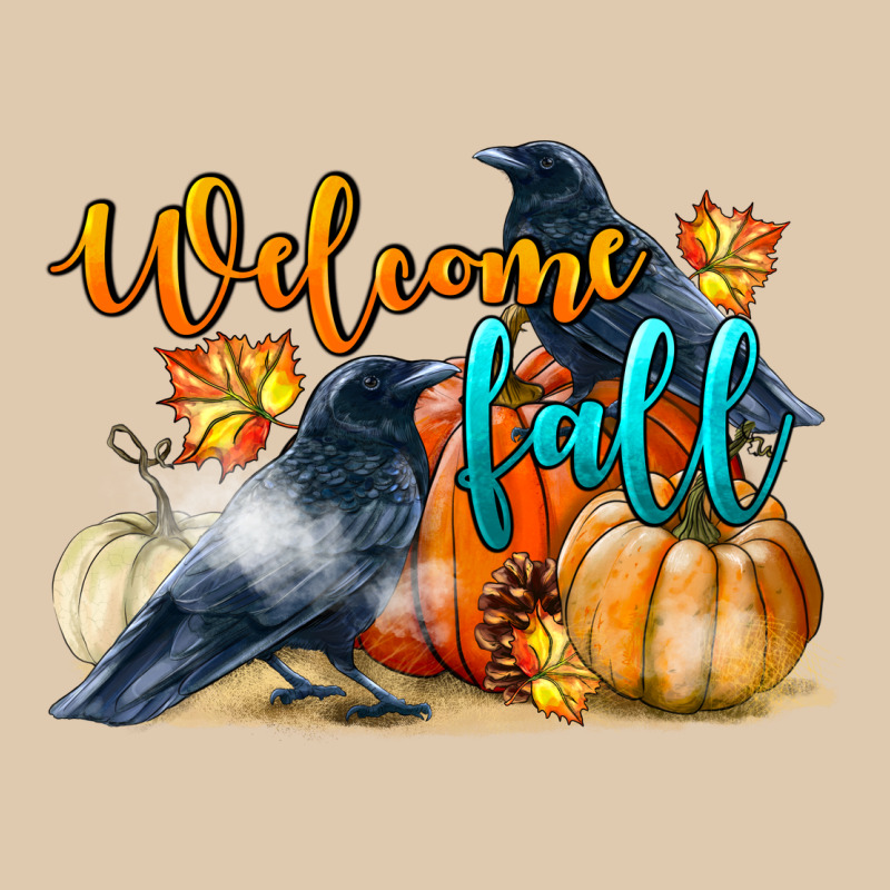 Welcome Fall With Crow Heavyweight Sweatshirt by LillyAllenDesigns | Teevron