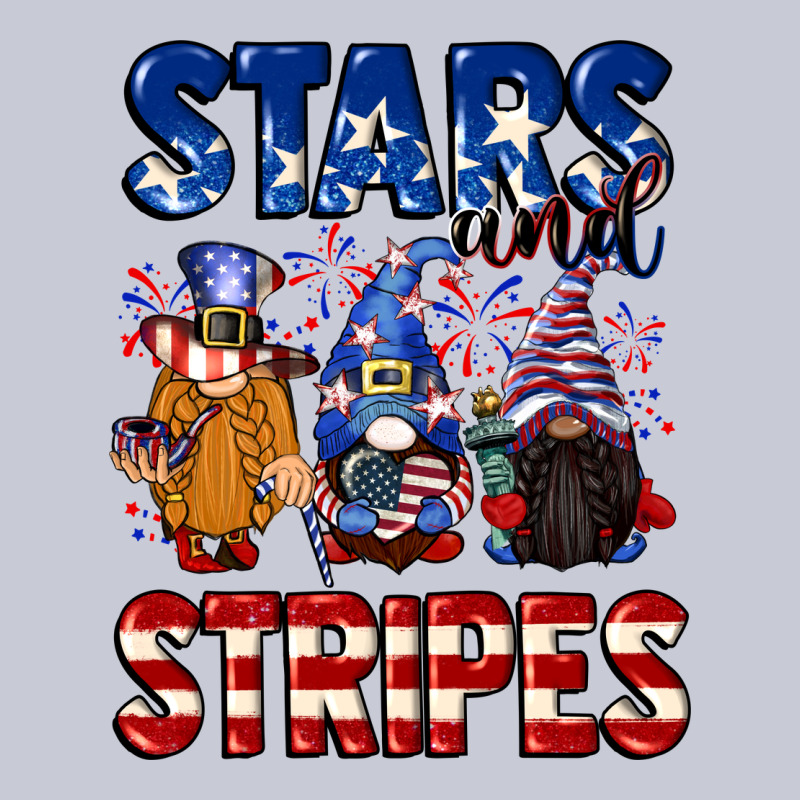 Stars And Stripes Gnomes 4th Of July Heavyweight Hoodie by CowGirlArtShop | Teevron