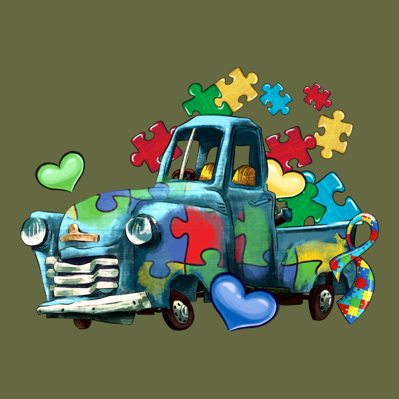 Autism Truck Long Sleeve Tee by LillyAllenDesigns | Teevron
