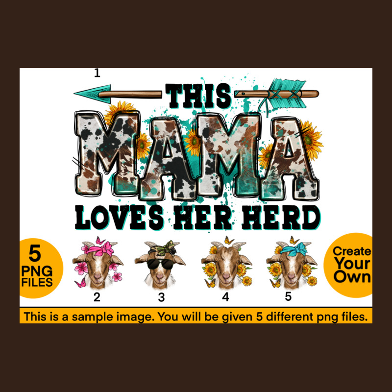 This Mama  Loves Her Herd Goats Heavy Core Tee by Jasminsmagicworld | Teevron