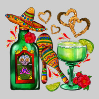 Mexican Tequila Margarita And Maracas Premium Tee | Teevron