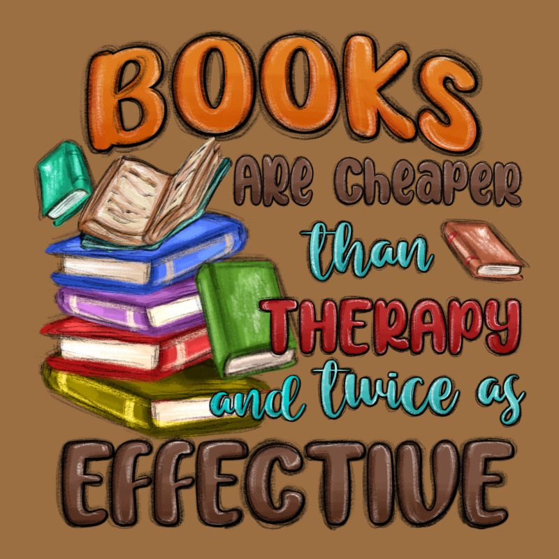 Books Are Cheaper Than Therapy Vintage Tee by MaliasSmallBusiness | Teevron