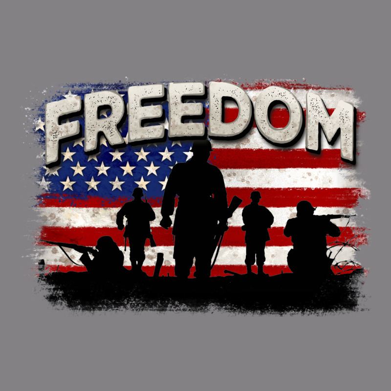 Freedom 4th Of July Heavyweight Hoodie by CowGirlArtShop | Teevron