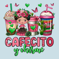 Cafecito Y Chisme Coffee Cups Ladies Tee | Teevron