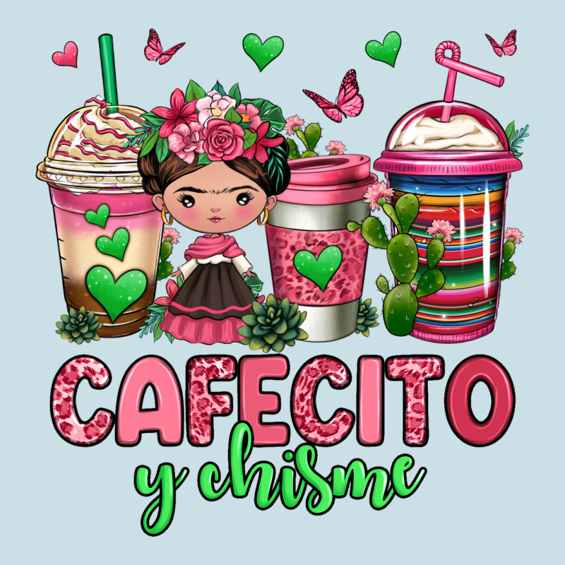 Cafecito Y Chisme Coffee Cups Ladies Tee by Jasminsmagicworld | Teevron