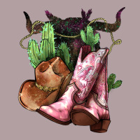 Cowgirl Boots Hat Horns Cactus Vintage Hoodie | Teevron