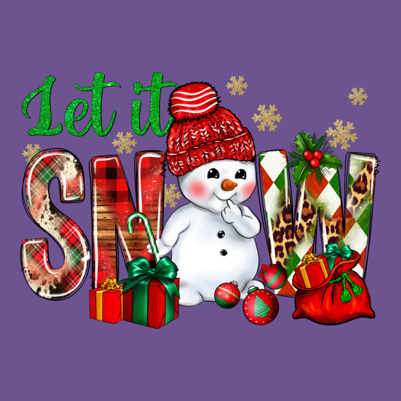 Let It Snow With Snowman Vintage Tee by NancyCooperArtShop | Teevron