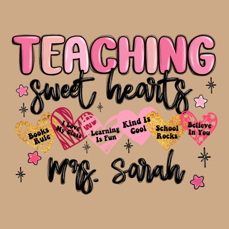 Teaching Sweet Hearts Vintage Hoodie by MaliasSmallBusiness | Teevron