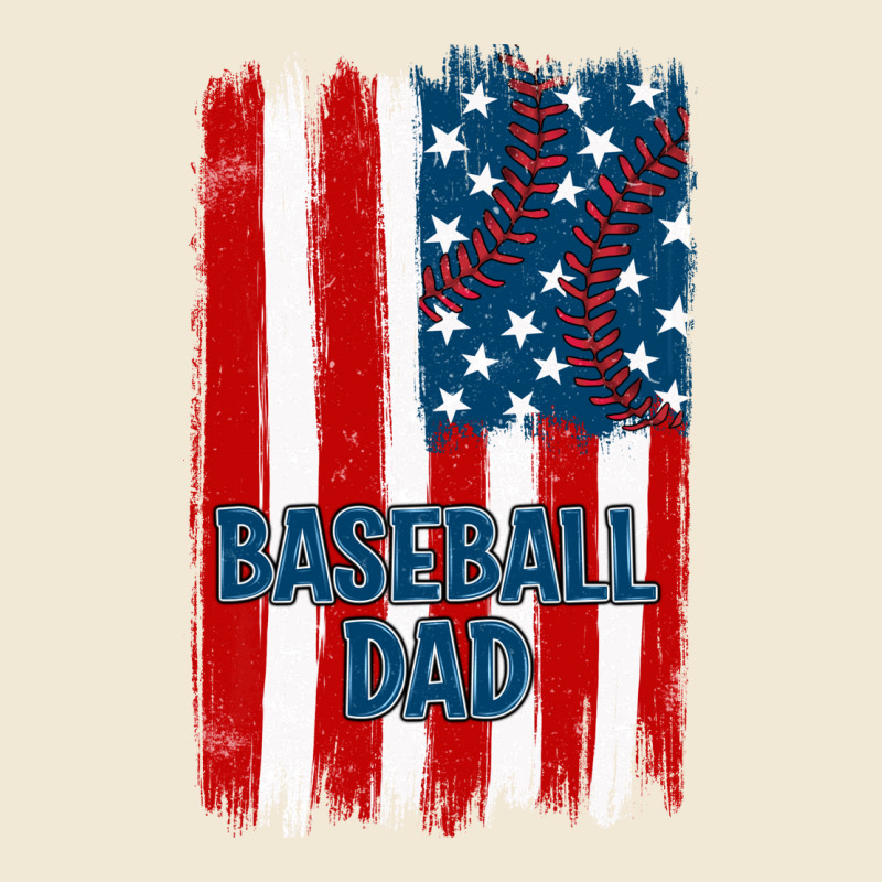 Baseball Dad American Flag Premium Tee by JahusDesignShop | Teevron