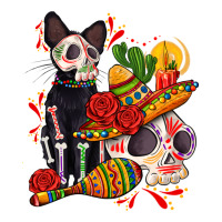 Mexican Dead Day With Skeleton Cat Premium Tee | Teevron